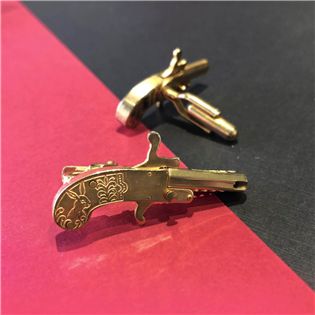歐洲迷你玩具手槍/ 袖扣
