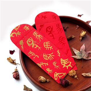 紅包袋/金馬古字/中款 -三入
