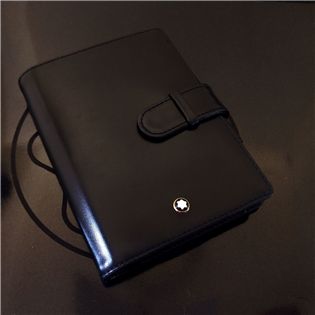 MONTBLANC 萬寶龍牛皮5孔萬用手冊