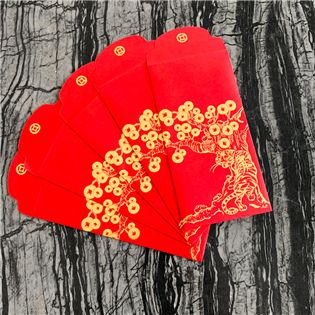 紅包袋 福虎淘金 │ 中款 / 五入 / 招財招才 / 